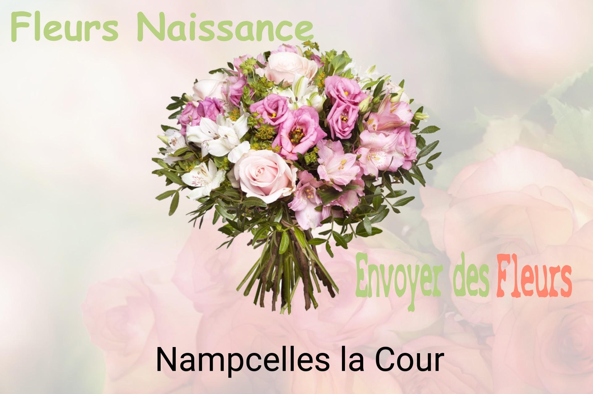 Bouquet de fleurs de naissance livré à Nampcelles-la-Cour